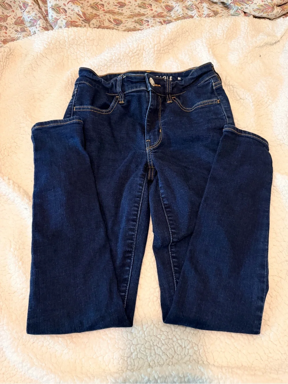 American Eagle Outfitters Dark Indigo Skinny Jeans